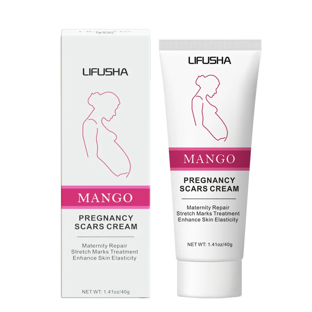 Mango Stretch Mark Cream and Repair Oil for Maternity Skin Care