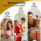 Soft Silicone Cosmetic Denture Set for Men and Women