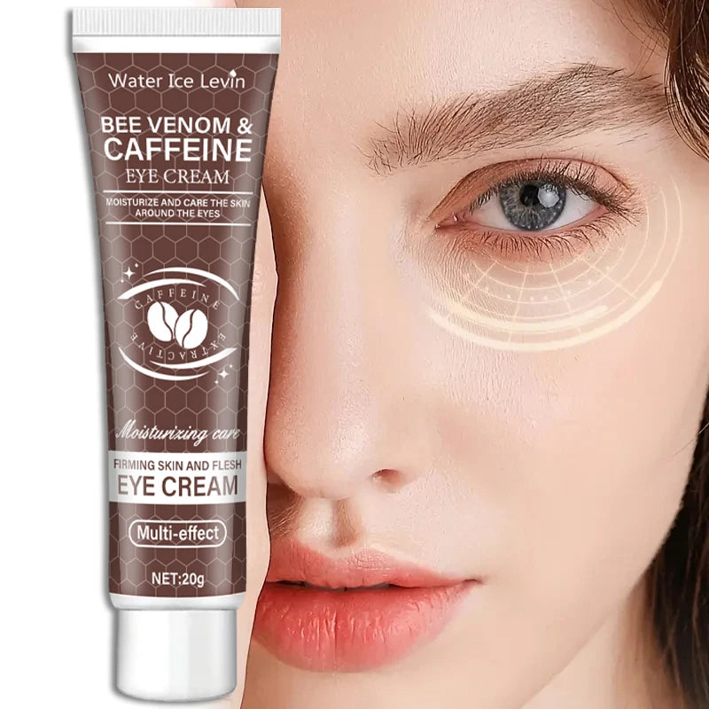 Caffeine Eye Cream for Dark Circles Puffiness and Wrinkle Reduction - 9