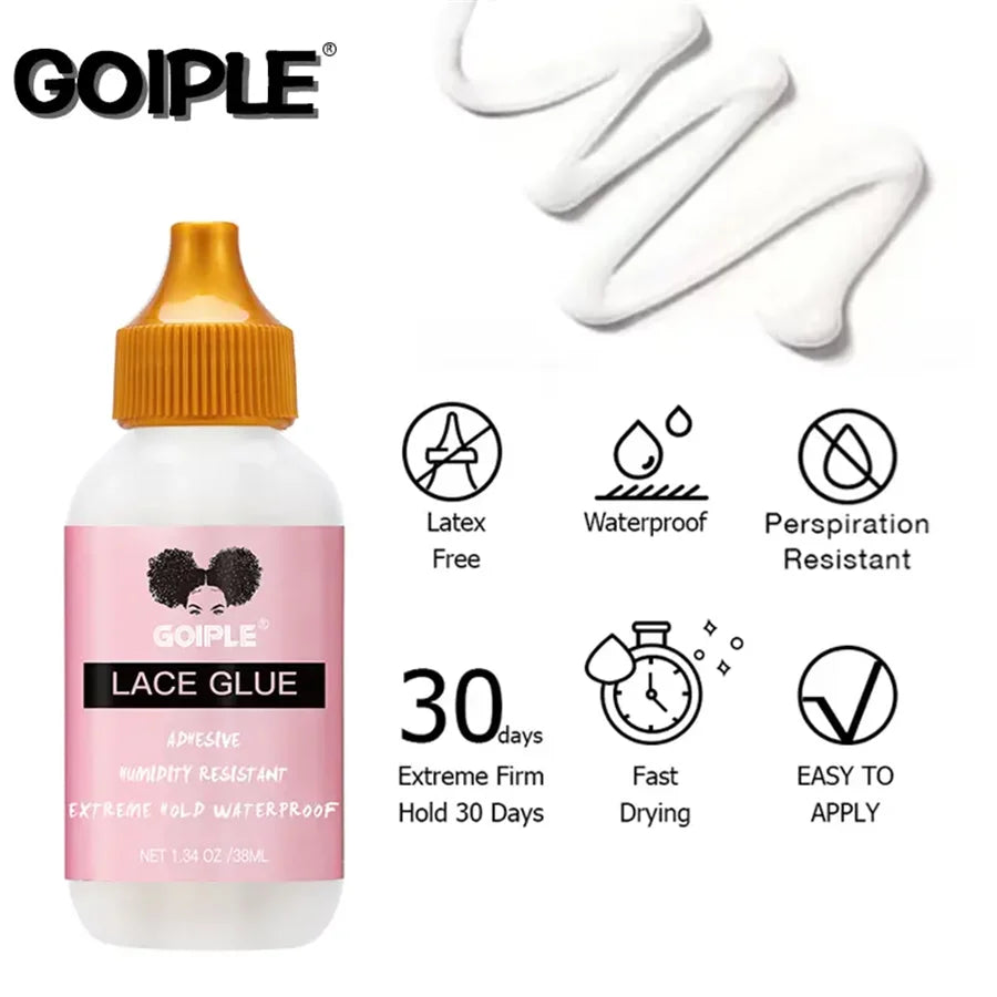 Goiple Lace Wig Styling Set Hair Wax Stick Glue and Edge Control Kit - 5