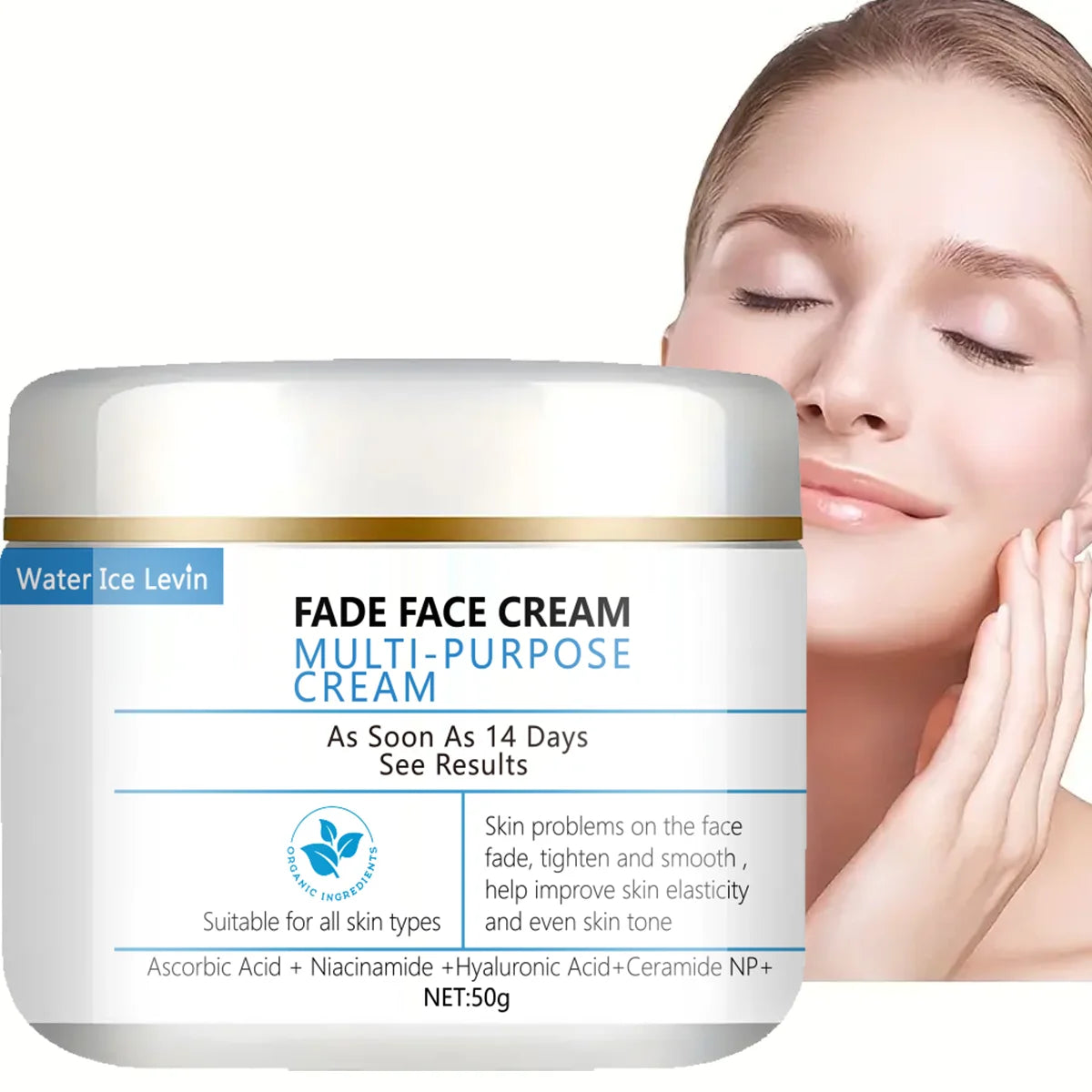 Water Ice Levin Anti Aging Face Cream Moisturizing Dark Circle Remover