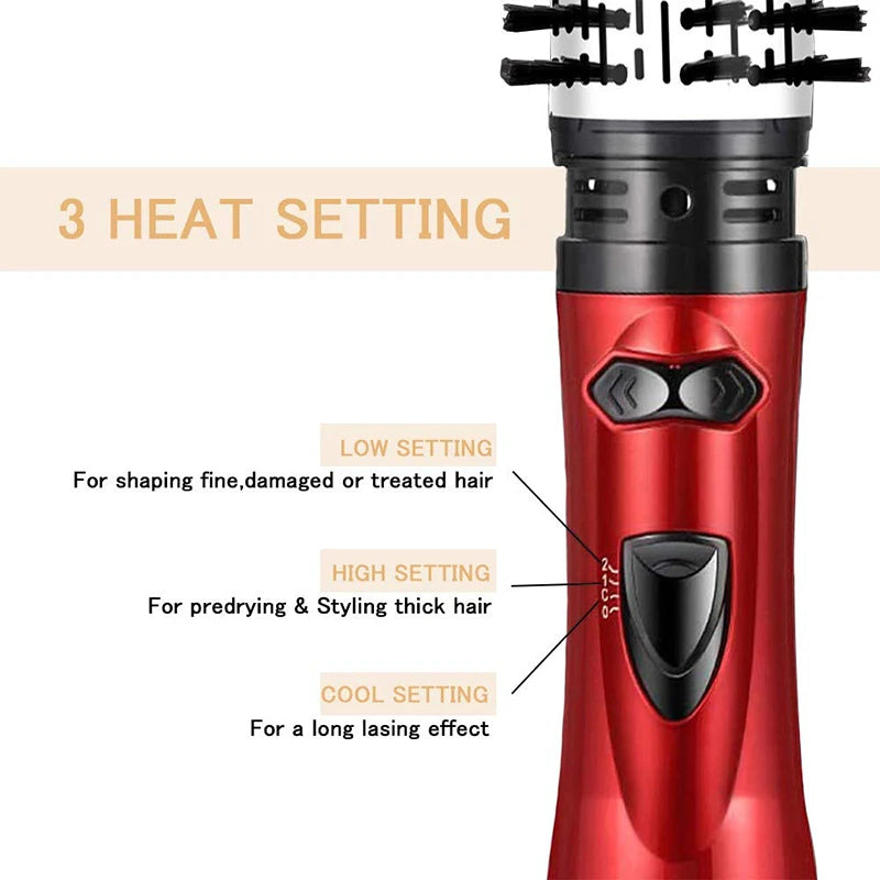 Rotating Hair Dryer Brush 2 in 1 Hot Air Styler and Volumizer