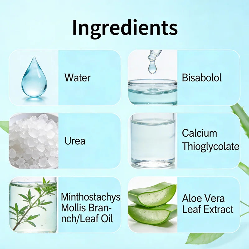 Refreshing Hair Removal Cream 60g Bisabolol and Mint Infused