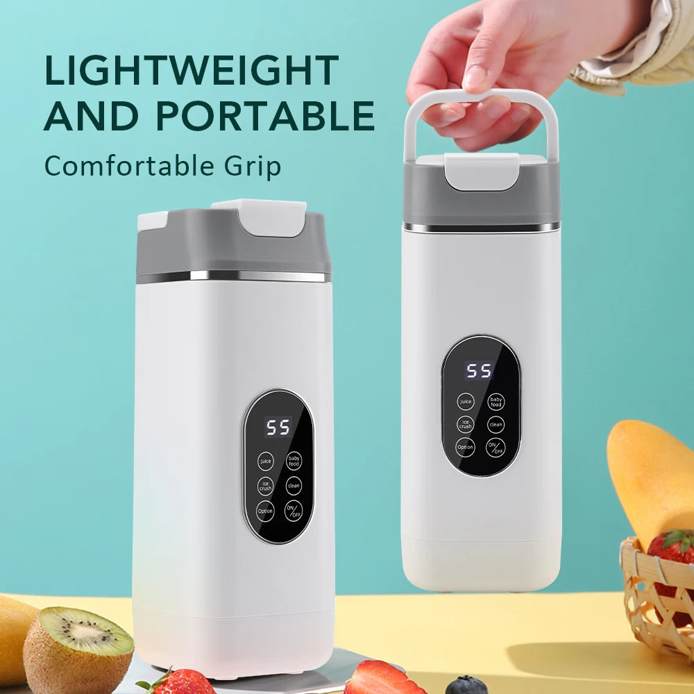 Portable Electric Blender Cup for Smoothies and Travel - 9