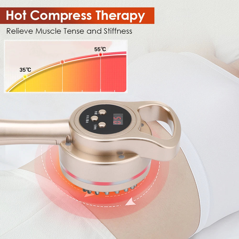 Electric Microcurrent Body Massager for Cellulite and Muscle Relief