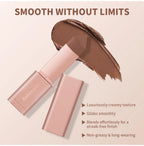 2-in-1 Cream Bronzer and Contour Stick for Sculpted Face Makeup