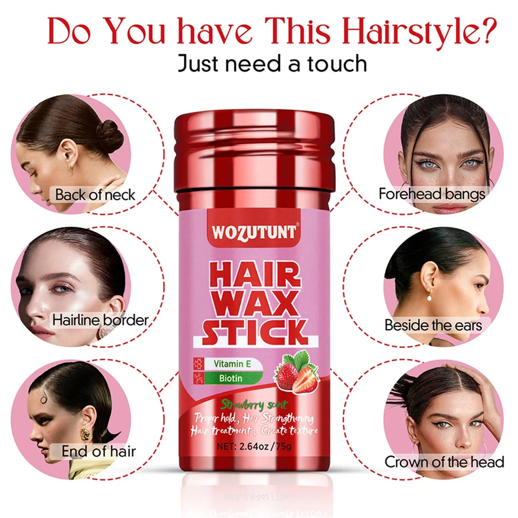 Hair Wax Stick Styling Pomade for Frizzy Hair and Flyaways