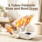 Foldable Electric Shoe and Boot Dryer with Timer