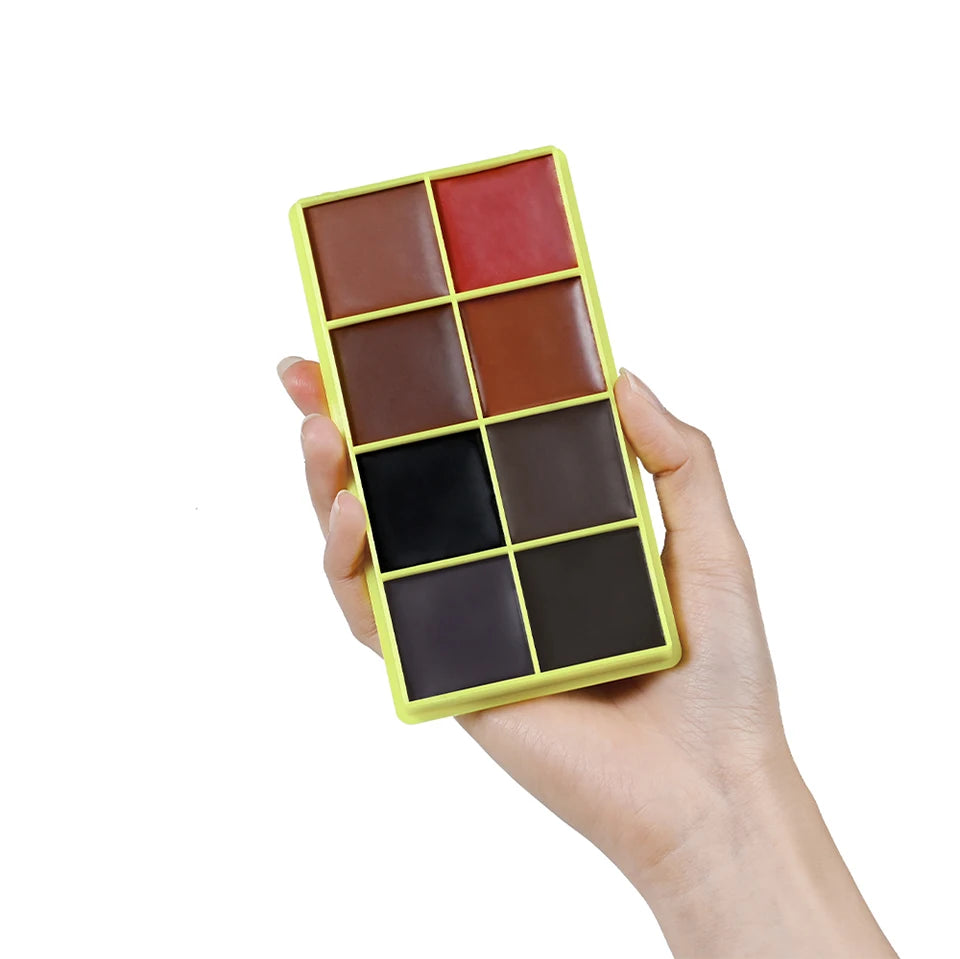8-Color Cream Blush and Contour Palette - 30
