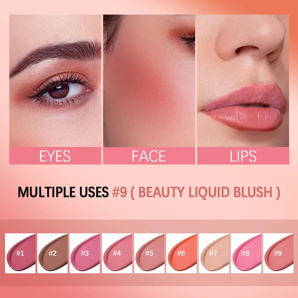 Long-Lasting Liquid Blush for Natural Glowing Makeup