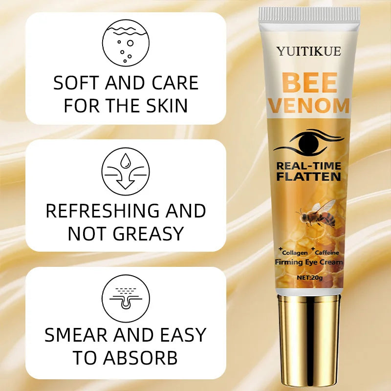 Bee Venom Firming Eye Cream Collagen Anti Aging Dark Circle Treatment - 12