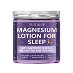 YUITIKUE Magnesium Sleep Lotion Lavender Body Cream for Natural Rest