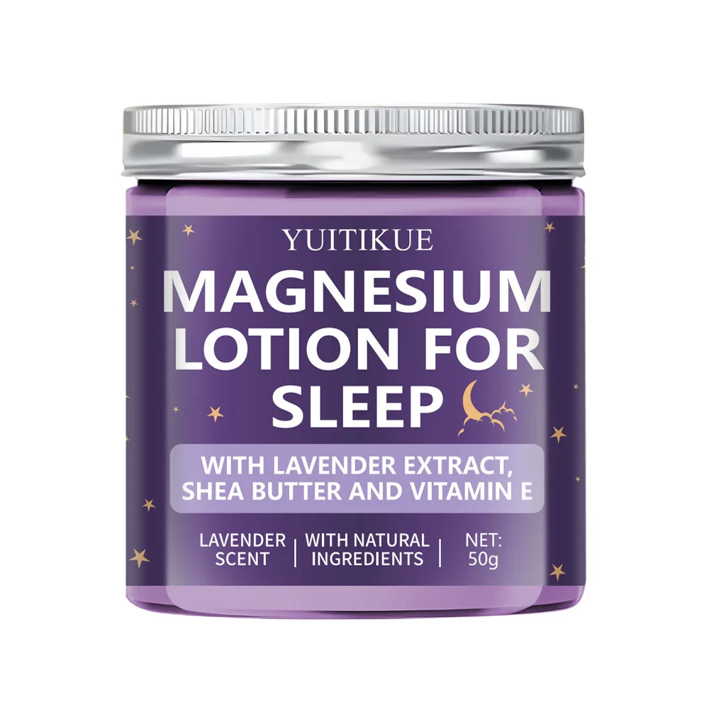 YUITIKUE Magnesium Sleep Lotion Lavender Body Cream for Natural Rest