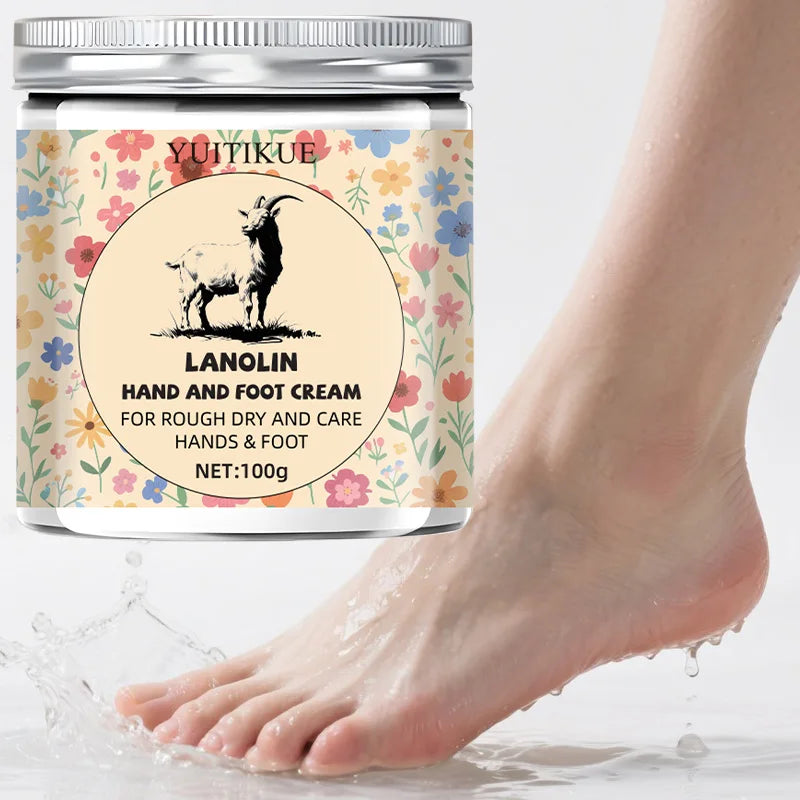Lanolin Hand and Foot Cream Moisturizing Treatment for Dry Cracked Skin - 2