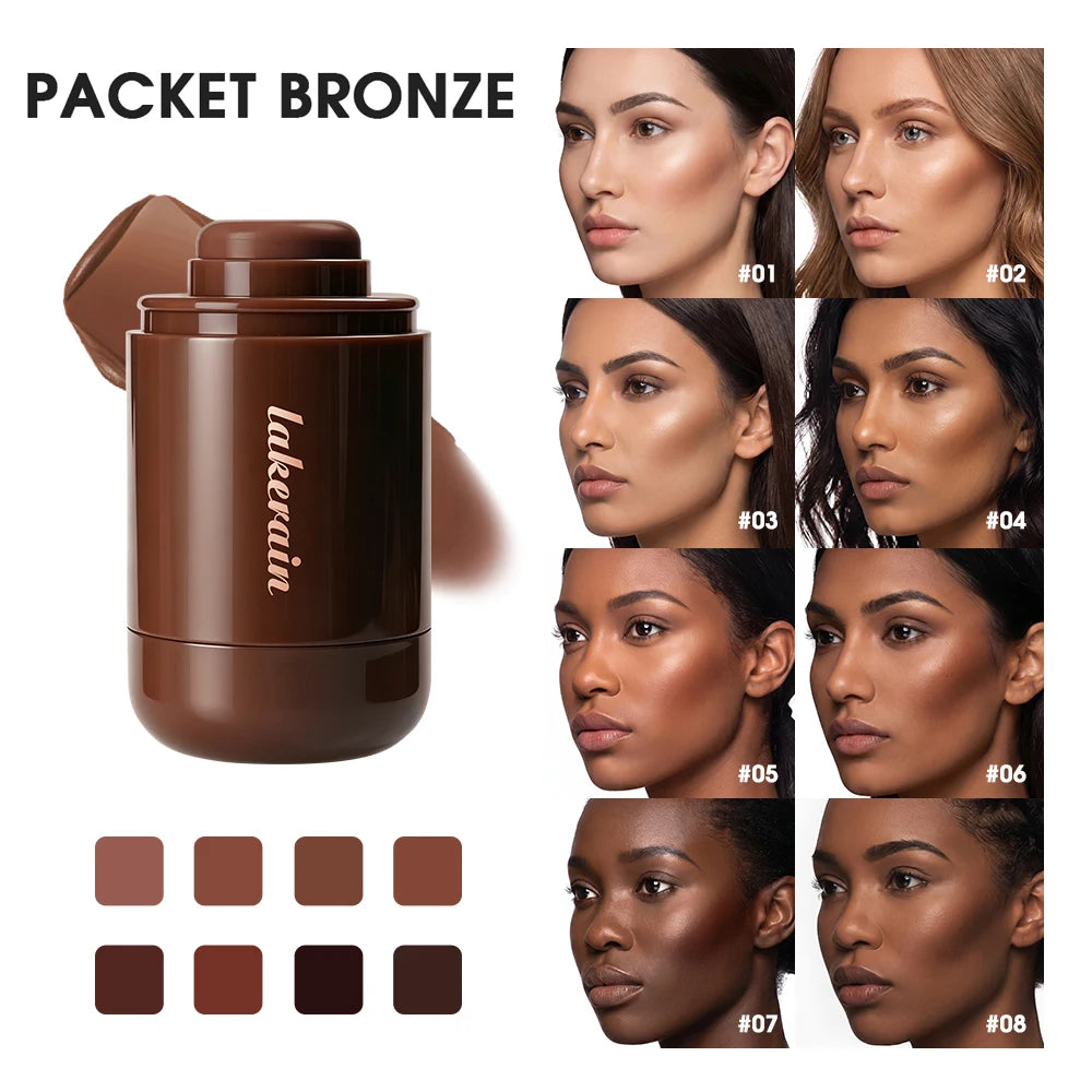 Cream Bronzer Stick for Natural Face Contouring - 1