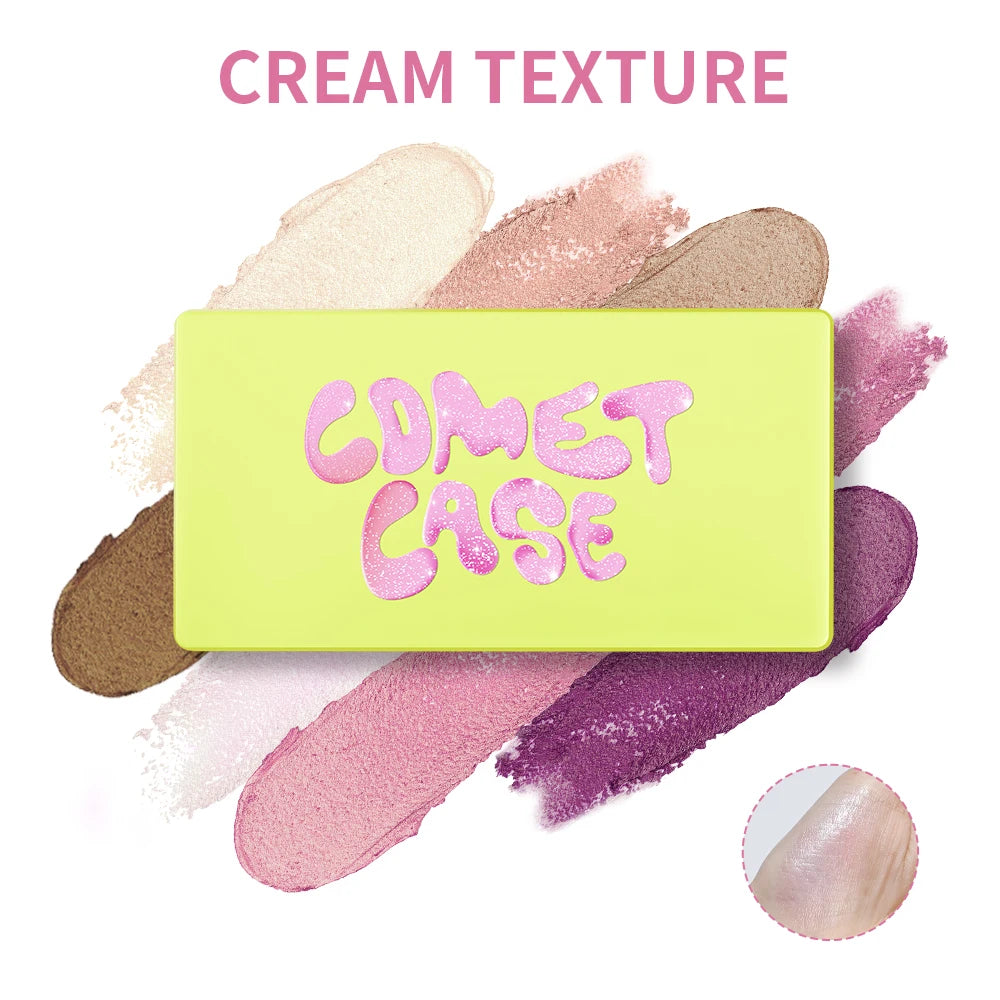 8-Color Cream Highlighter and Contouring Palette - 5