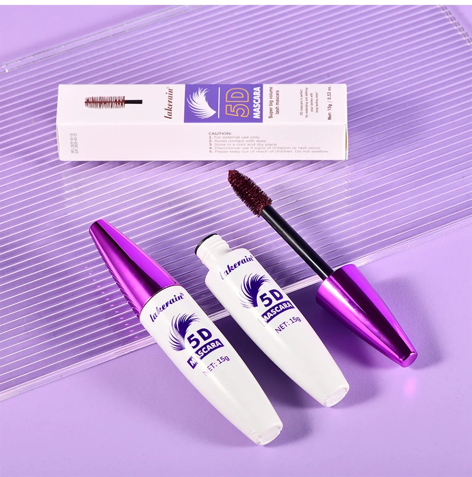 5D Waterproof Lengthening and Volumizing Mascara