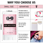 Goiple Hair Wax Stick Kit for Flyaways and Styling with Brush and Band