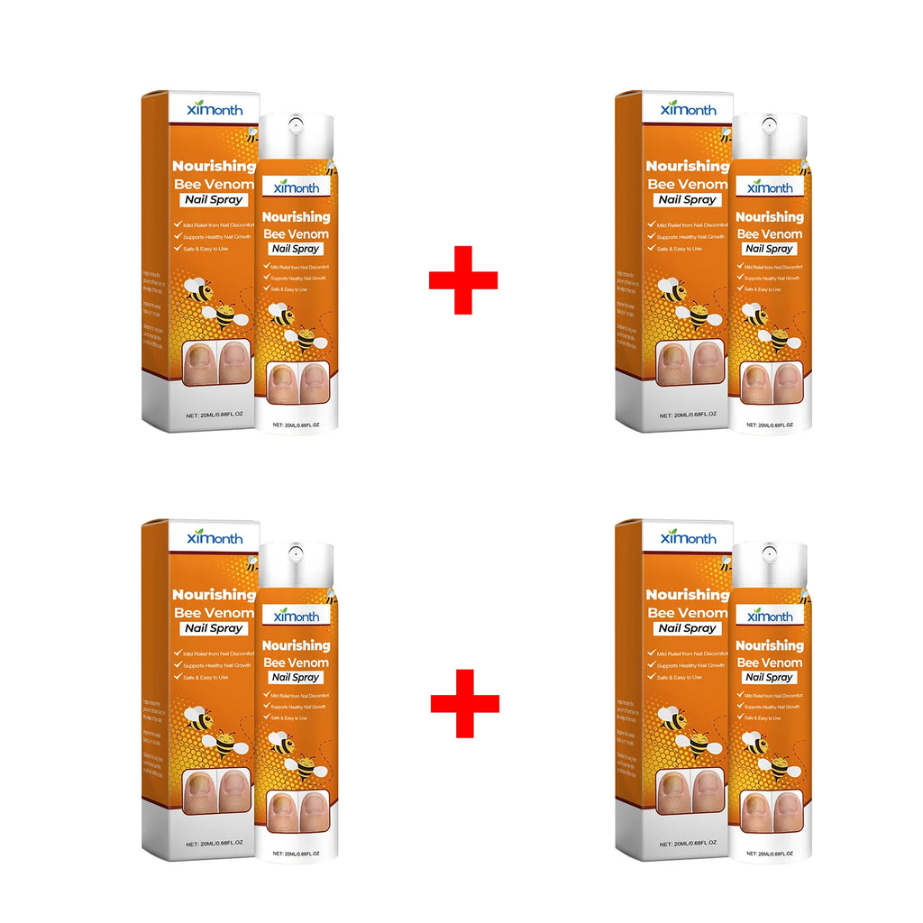 Bee Venom Nourishing Nail Spray for Brittle and Discolored Nails