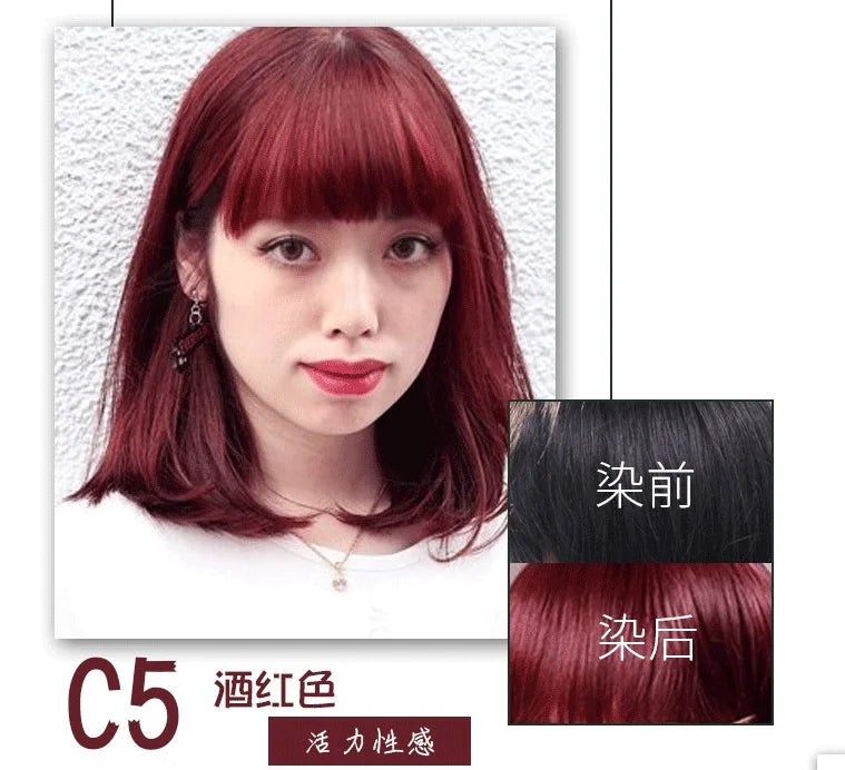 500ml Silver Hair Dye Shampoo Plant Extract Color Treatment