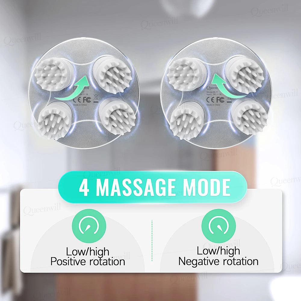 Portable Oral Irrigator and Electric Scalp Massager Kit