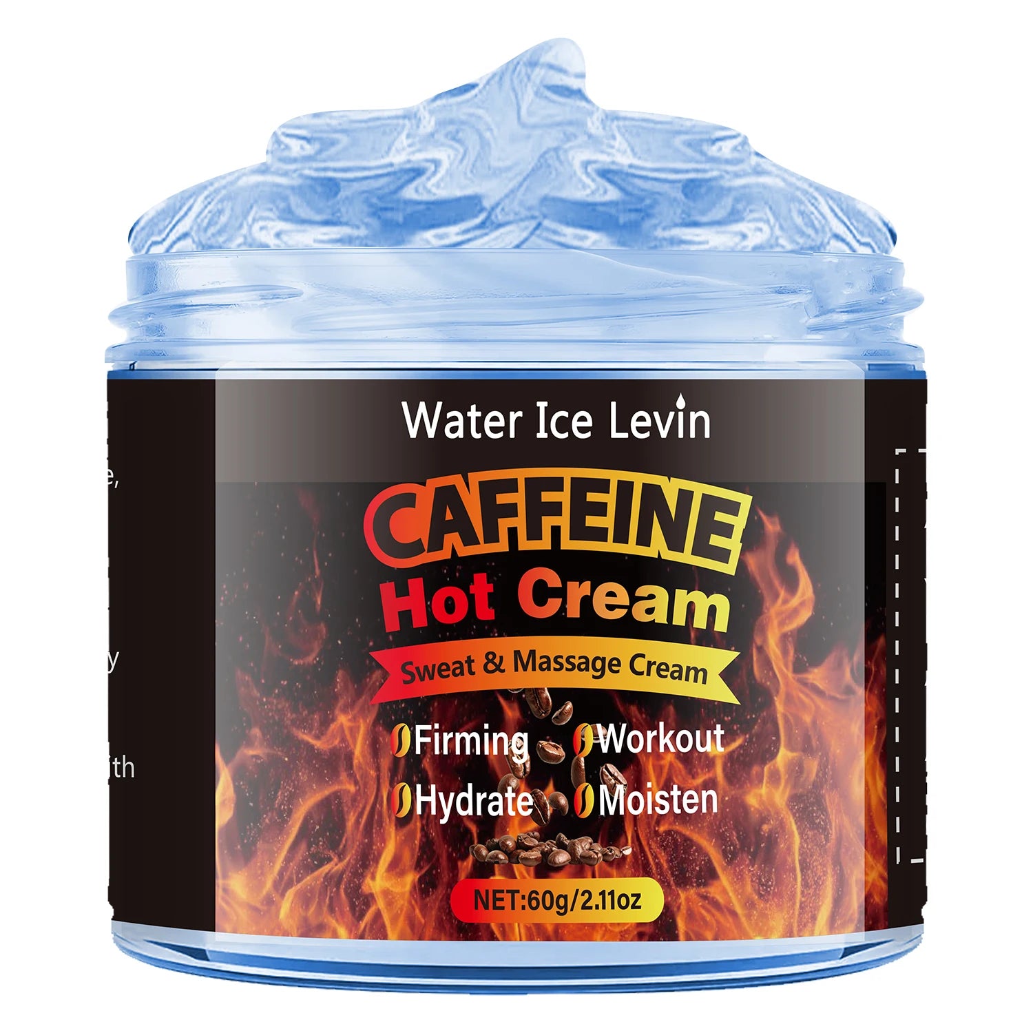 Water Ice Levin Caffeine Hot Cream Firming and Moisturizing Body Gel - 9