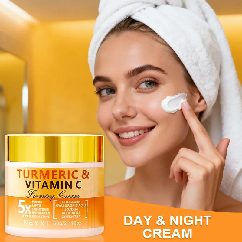 Turmeric Vitamin C Firming Face Cream Moisturizing Anti Aging Skincare
