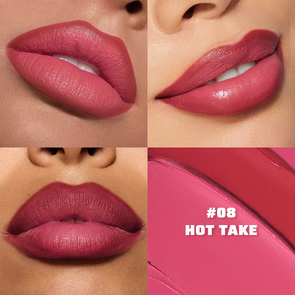 2-in-1 Lip Liner and Matte Lipstick for Long-Lasting Wear - 4
