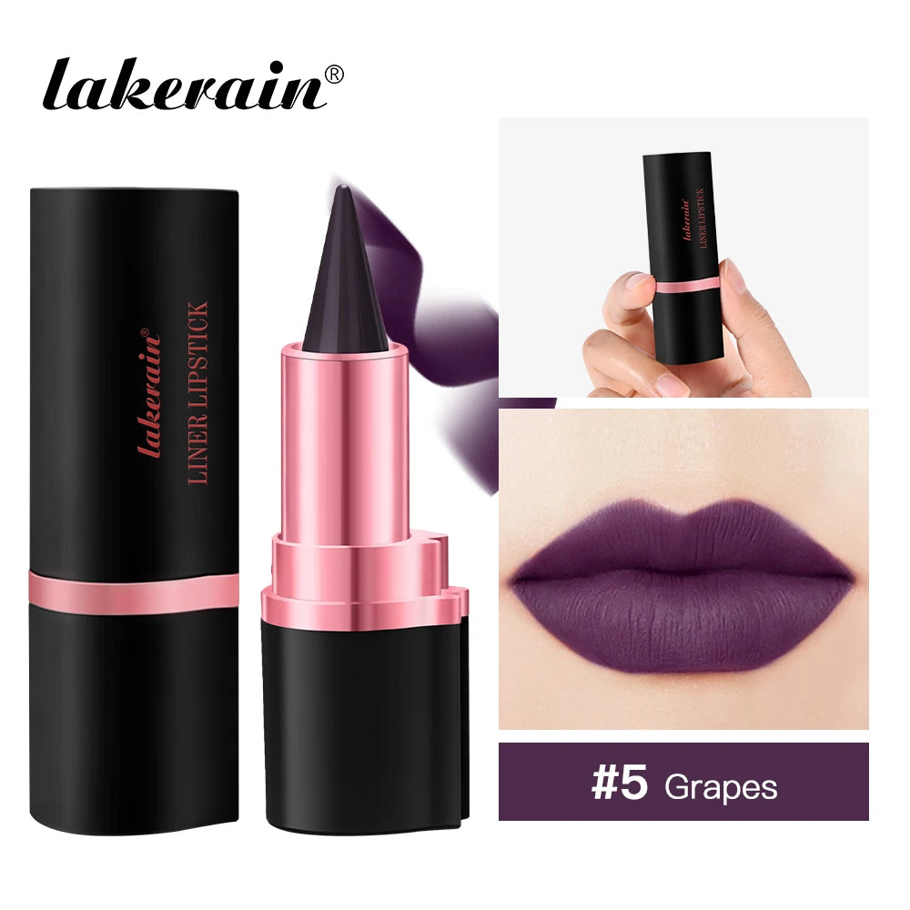 2-in-1 Waterproof Matte Lipstick and Lip Liner