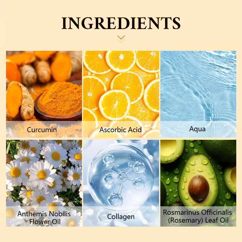 Turmeric Vitamin C Eye Mask Dark Circle Remover and Anti Wrinkle Patches