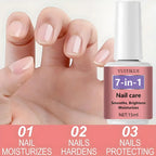 YUITIKUE 7-in-1 Nail Treatment Polish Moisturizing Base and Top Coat