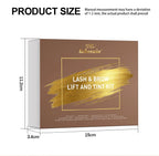 Professional Lash Lift and Brow Tinting Kit for Salon and Home Use
