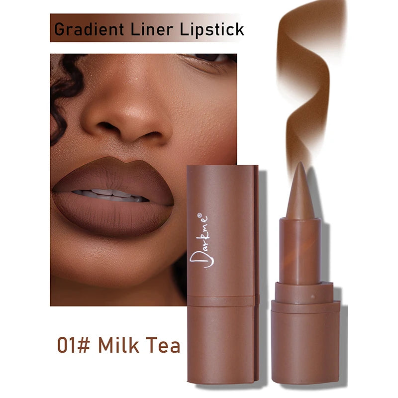 Matte Velvet Lip Liner Crayon for Long-Lasting Waterproof Makeup