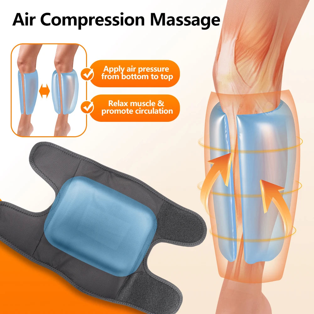 Cordless Heated Leg Massager with Air Compression