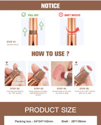 Liquid Face Contour and Highlighter Wand with Cushion Applicator