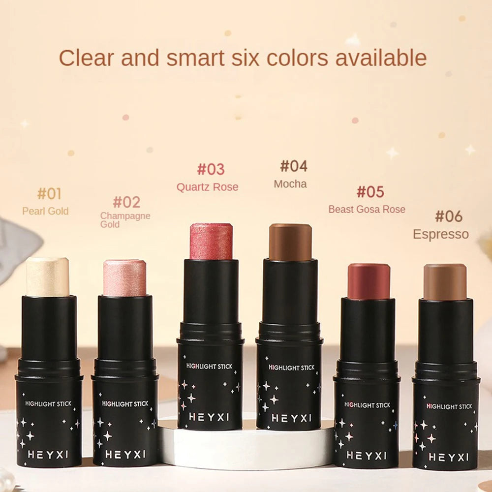 HEYXI High Gloss Bronzer Highlighter Stick Waterproof Makeup