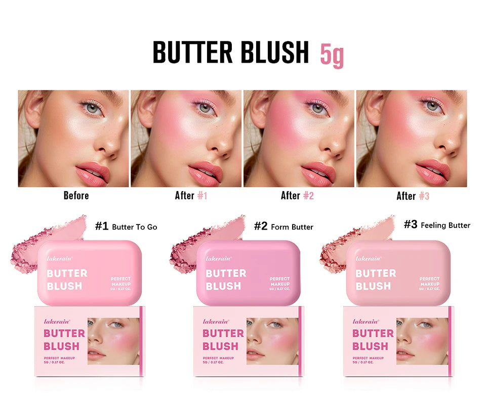 Soft Matte Butter Bronzer Powder for Face Contouring - 19
