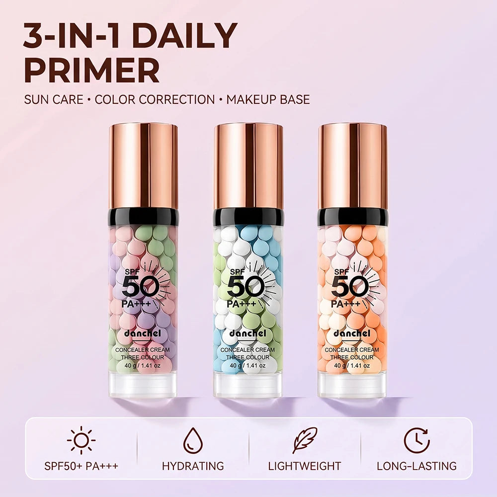 3-Color Correcting Makeup Primer with SPF50 - 7