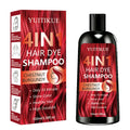 Chestnut Burgundy 4 in 1 Instant Hair Dye Shampoo 100ml
