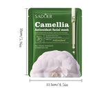 Sadoer Camellia Moisturizing Facial Mask 5 Piece Hydrating Sheet Set