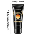 YUITIKUE Sunless Tanning Gel Quick Bronze Self Tanner for Face and Body