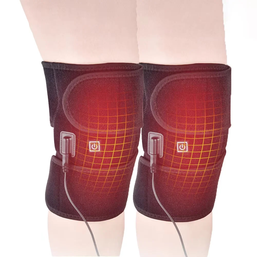 Electric Heated Knee Brace Support for Joint Relief - 12