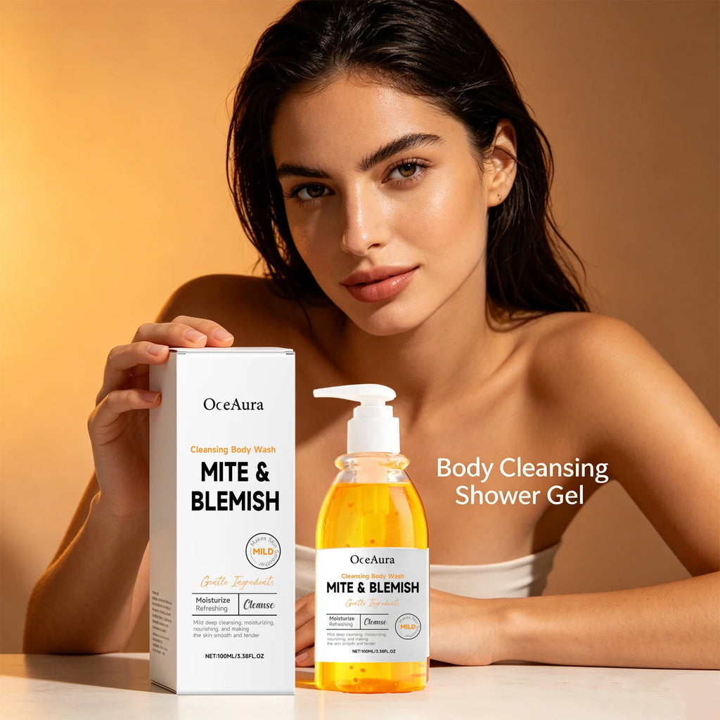 Anti-Mite and Acne Control Body Wash for Oily Skin