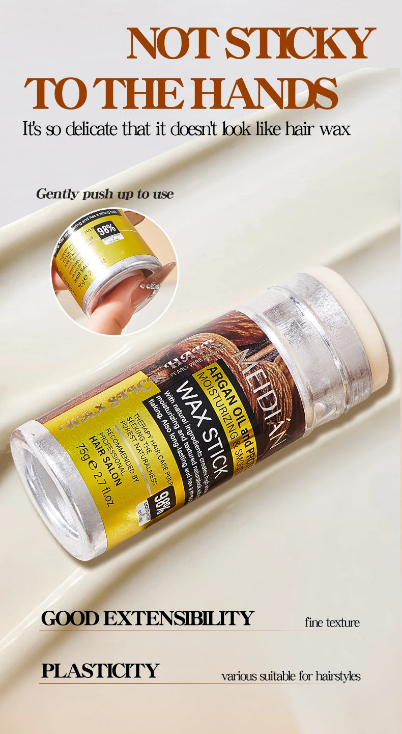 Hair Styling Wax Stick Moisturizing Pomade for All Hair Types - 12