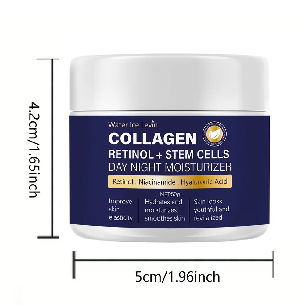 Collagen Retinol Face Cream Anti Aging Moisturizer Day Night Skincare - 4