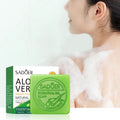 Sadoer Aloe Vera Essential Oil Soap Moisturizing Hand and Body Cleanser