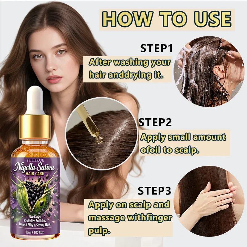 Nigella Sativa Hair Care Oil 30ml Follicle Revitalizing Treatment