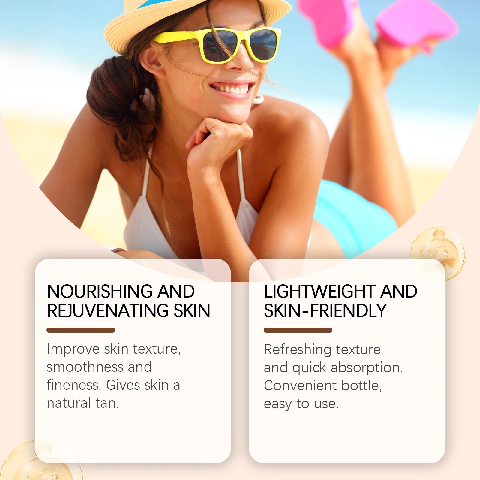 Coconut Oil Dark Tanning Body Oil for Deep Bronze Tan - 8