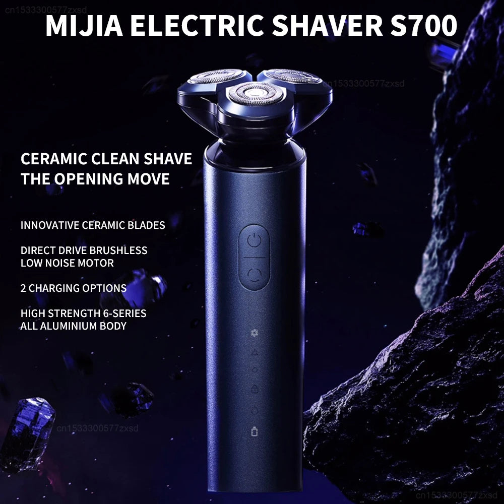 Mijia S700 Electric Shaver Rotary Beard Trimmer Waterproof Razor - 7