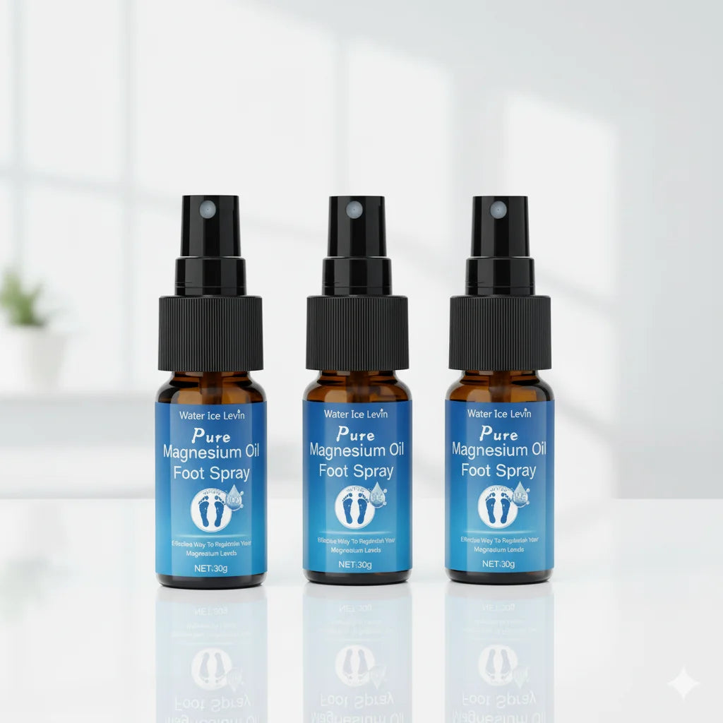 Magnesium Oil Foot Spray Soothing Relief for Tired Feet